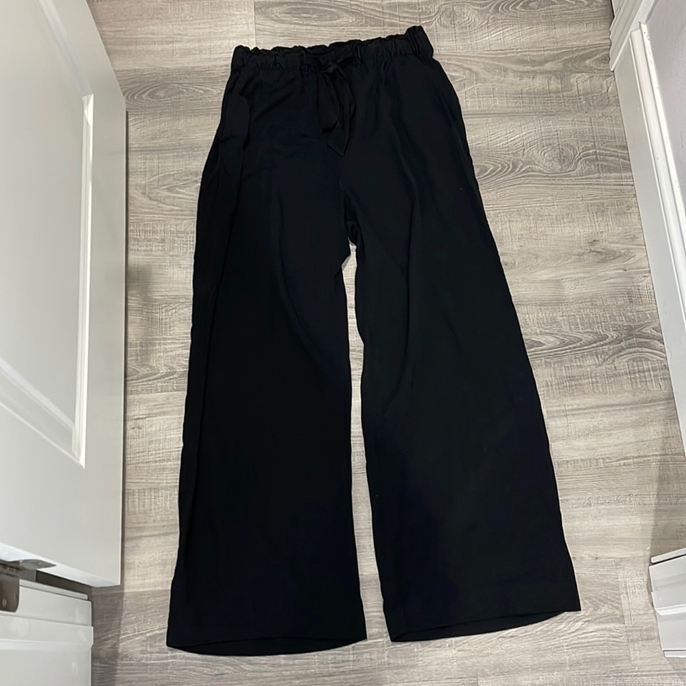 H&M wide leg high wasted pants